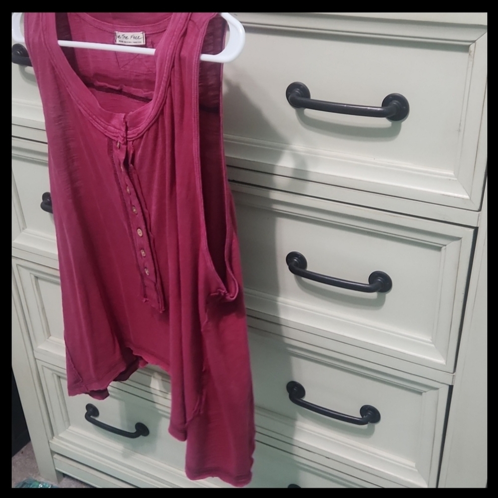 Free People Raspberry Tank Top - Picture 5 of 6